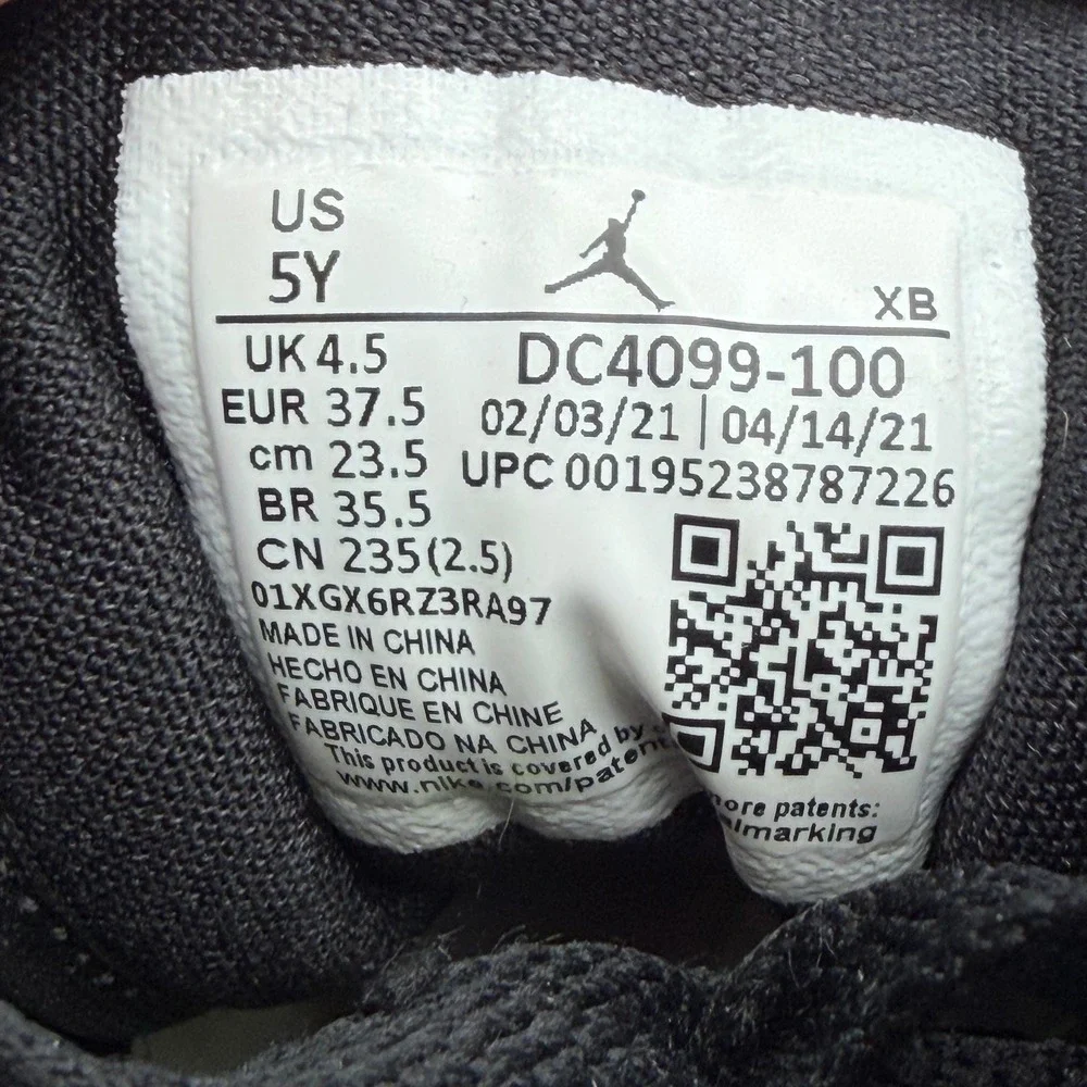 Jordan Air Jordan 1 Mid GS All-Star 2021 DC4099-100 5Y 6.5W